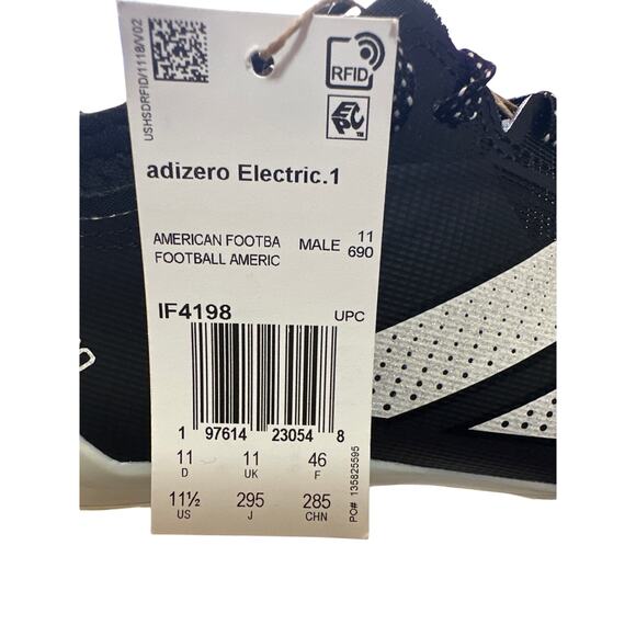 ADIDAS IF4198 Adizero Electric.1 Football Cleats Men Size 11.5 Tags, No box - Picture 6 of 6